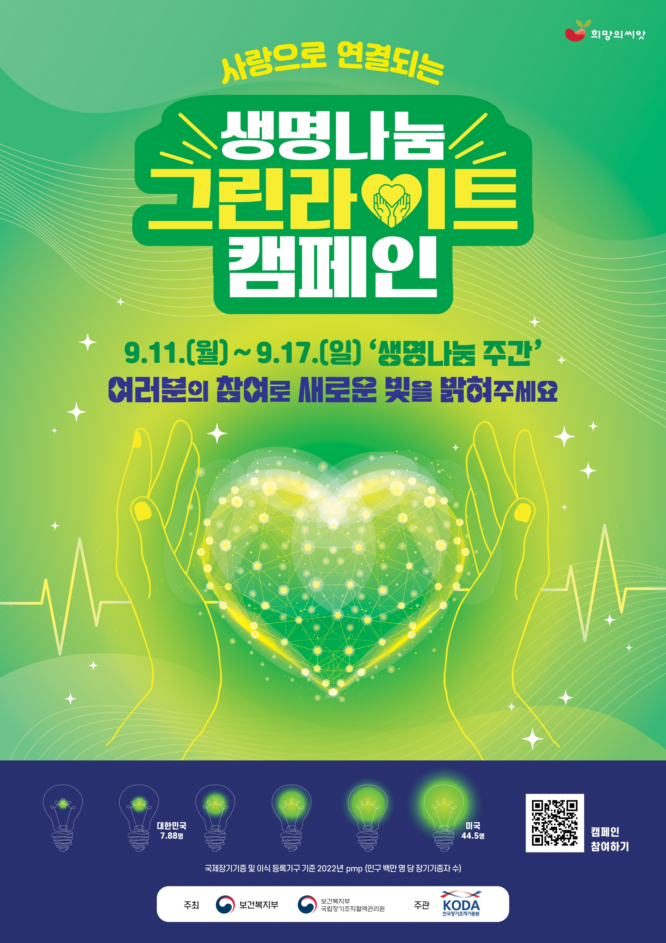 생명나눔 주간 소개 (9. 12. ~ 9. 17.)